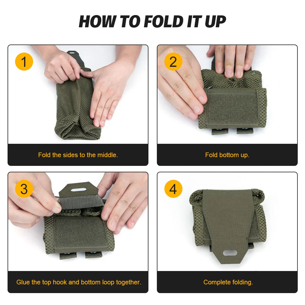 Bolsa de Malla Táctica para reciclaje de cargadores